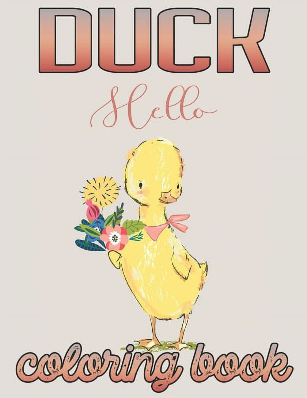 Duck Hello Coloring Book (Paperback)