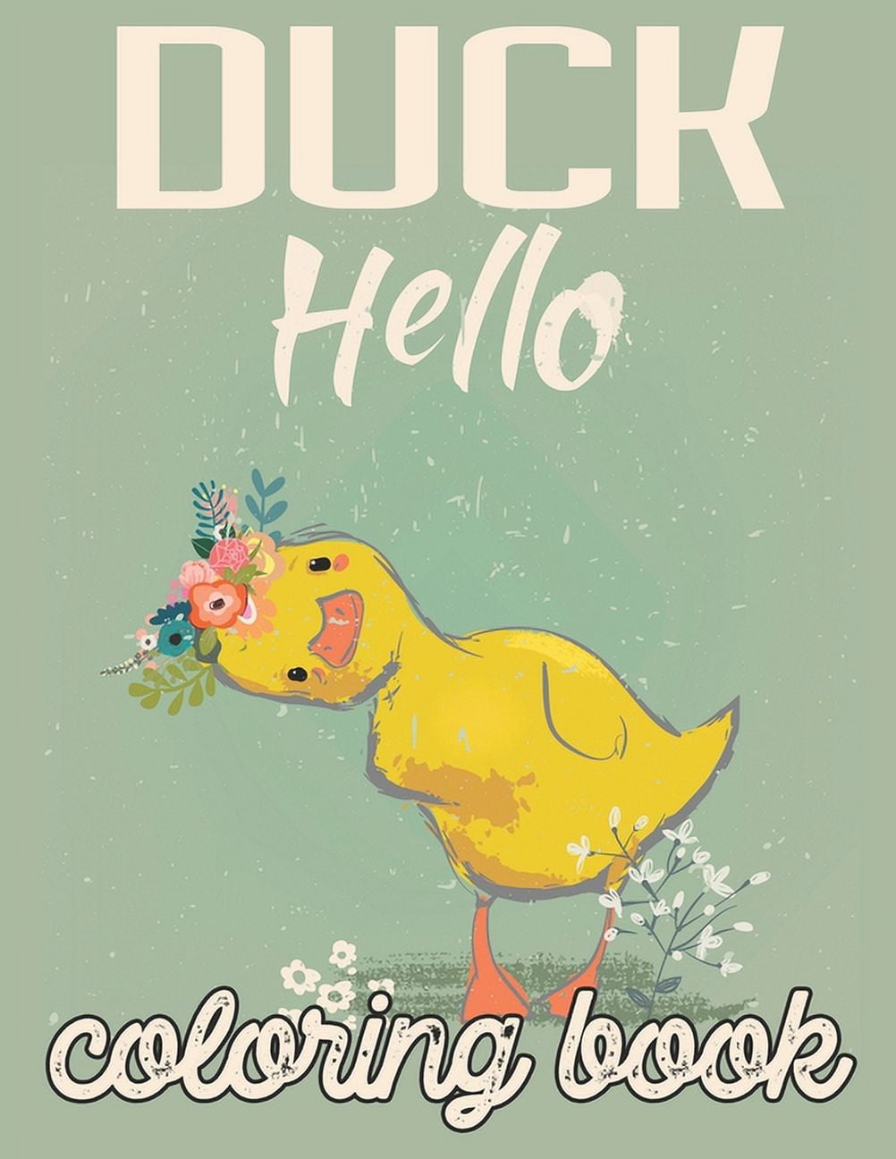 Duck Hello Coloring Book (Paperback)