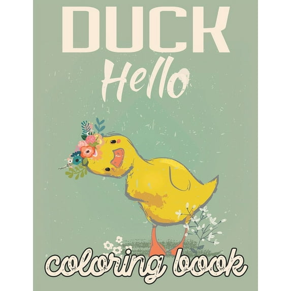 Duck Hello Coloring Book (Paperback)