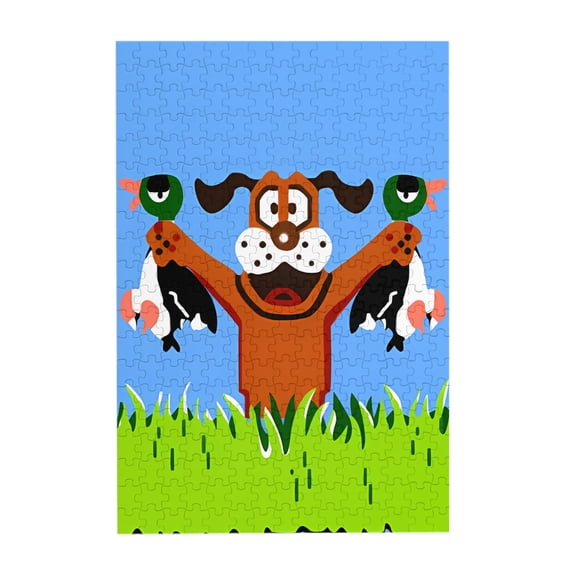 Duck Hunt 300 Piece Puzzles,Wooden Jigsaw Puzzle,Home Decor Birthday Party Gift,Fun And Challenging Family Games