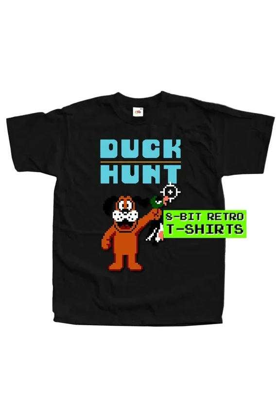 Duck Hunt DOG 8 BIT NES GAME MEN T SHIRT All sizes S-5XL 100% COTTON | eBay