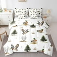thumbnail image 1 of Erosebridal Wildlife Duck Bed in a Bag, Pine Tree Bed Set, Rustic Animal Reversible Comforter Sets, Breathable Room Decor, 7 Pieces, 1 of 6