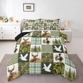 thumbnail image 1 of Duck Hunting Comforter Set King Hunting Deer Bedding Sets for Adult Women Teen Western Farmstyle Bedding Comforter Sets Farm Animal Duck Down Comforter Deer Camo Duvet Set, 1 of 7