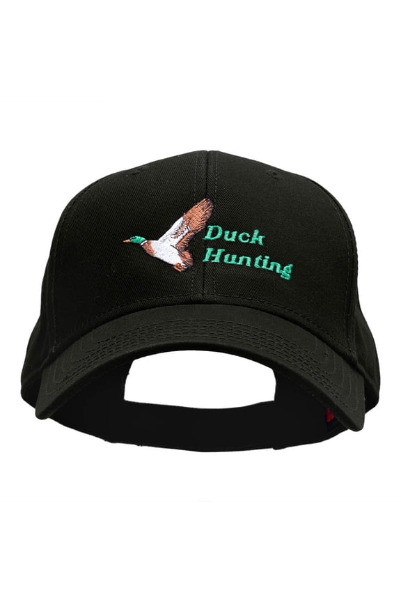 Duck Hunting Embroidered Low Profile Cap - Black OSFM