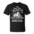 thumbnail image 1 of Duck Hunting with Dad T-Shirt – Dog and Dad Duck Hunting Shirt, Hunter Gift for Men, Waterfowl Hunting Tee, Father's Day Outdoor Shirt, 1 of 3