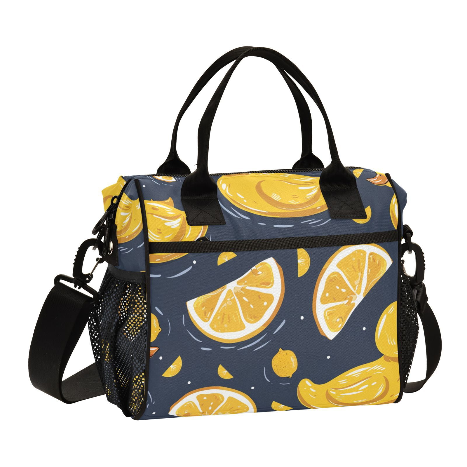 Duck Lemon Cooler Bag Lunch Bag Soft Cooler Cooling Tote Insulated Lunch Box for Adult Men Women