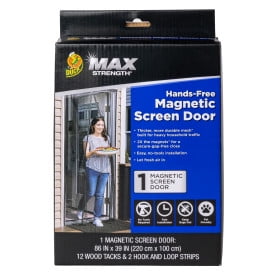 Duck Max 86 in x 39 in Hands-Free Magnetic Screen Door