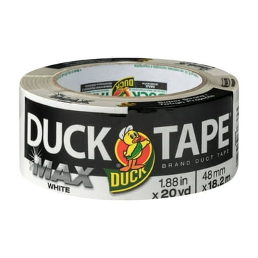 Duck Max Strength Brand Duct Tape, 1.88 in. x 20 yd., White