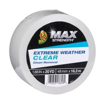 Duck Max Strength Extreme Weather 1.88 in. x 20 yd. Clear Tape