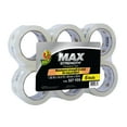 thumbnail image 1 of Duck Max Strength Packing Tape, 1.88 in x 54.6 Yard, Clear, 6 Refill Rolls, 1 of 10