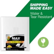 Duck Max Strength Self-Sealing Big Bubble Poly Mailer #2, 8.5" x 11", Solid Print, 8 Pack