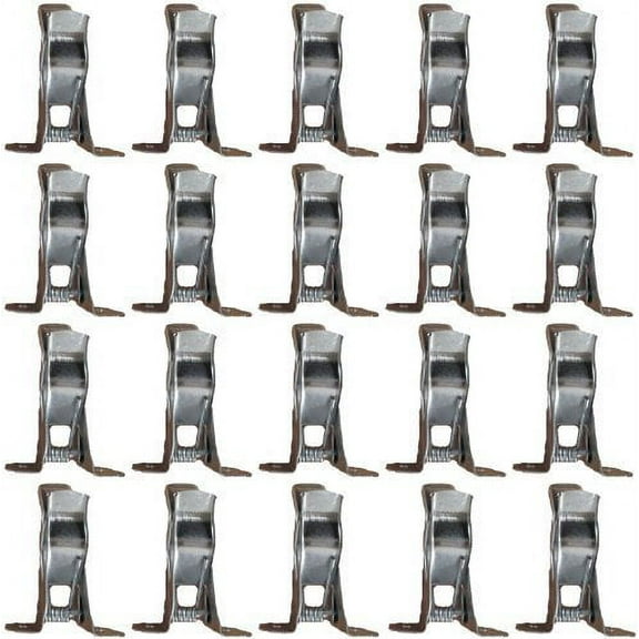 Duck Metal Spring Grip Clamps Wall Organizer for Brooms, Mops, Rakes, Etc. (20 Pack)