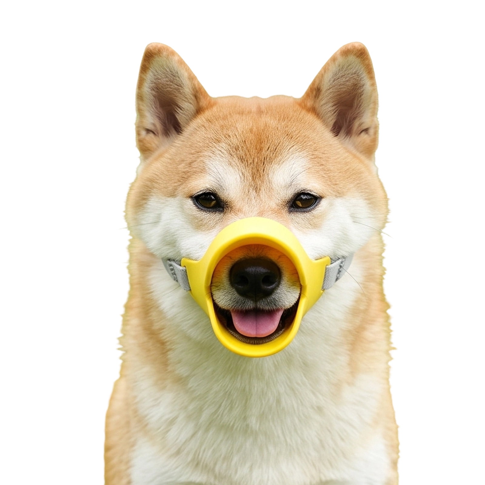 Duck Mouth Dog Muzzle Cover, Soft Anti-Bite Biting Chewing Guard with ...