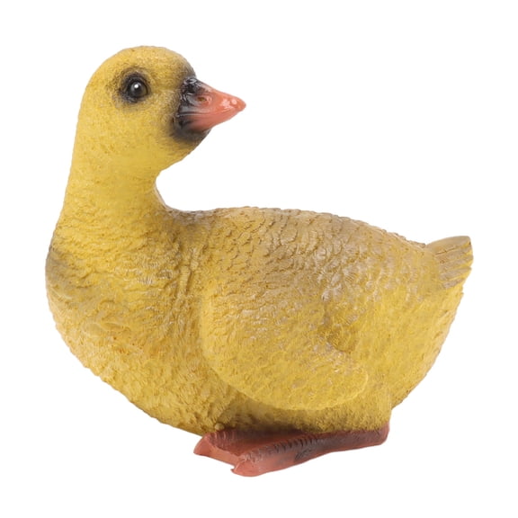 Duck Ornament Resin Weather Resistant Cute Vivid Expression Duck Statues Sculpture For Garden Yard Pond