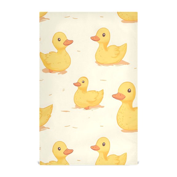 Duck Pattern Kitchen Towels Waffle Weave Decorative Tea Towels Multi Use Dishcloths 28x18in