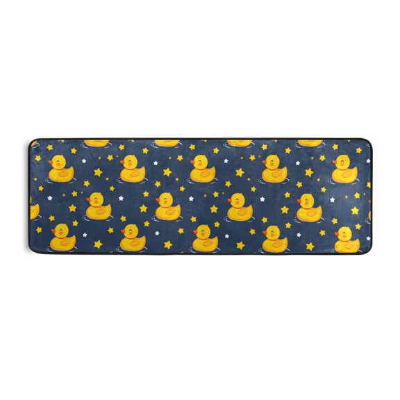 Duck Pattern Runner Rug 24x72 Inch Cushioned Non Slip Soft Absorbent Floor Mat