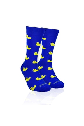 Duck Pattern Socks from the Sock Panda (Adult Large - Men's Shoe Sizes 8-12)