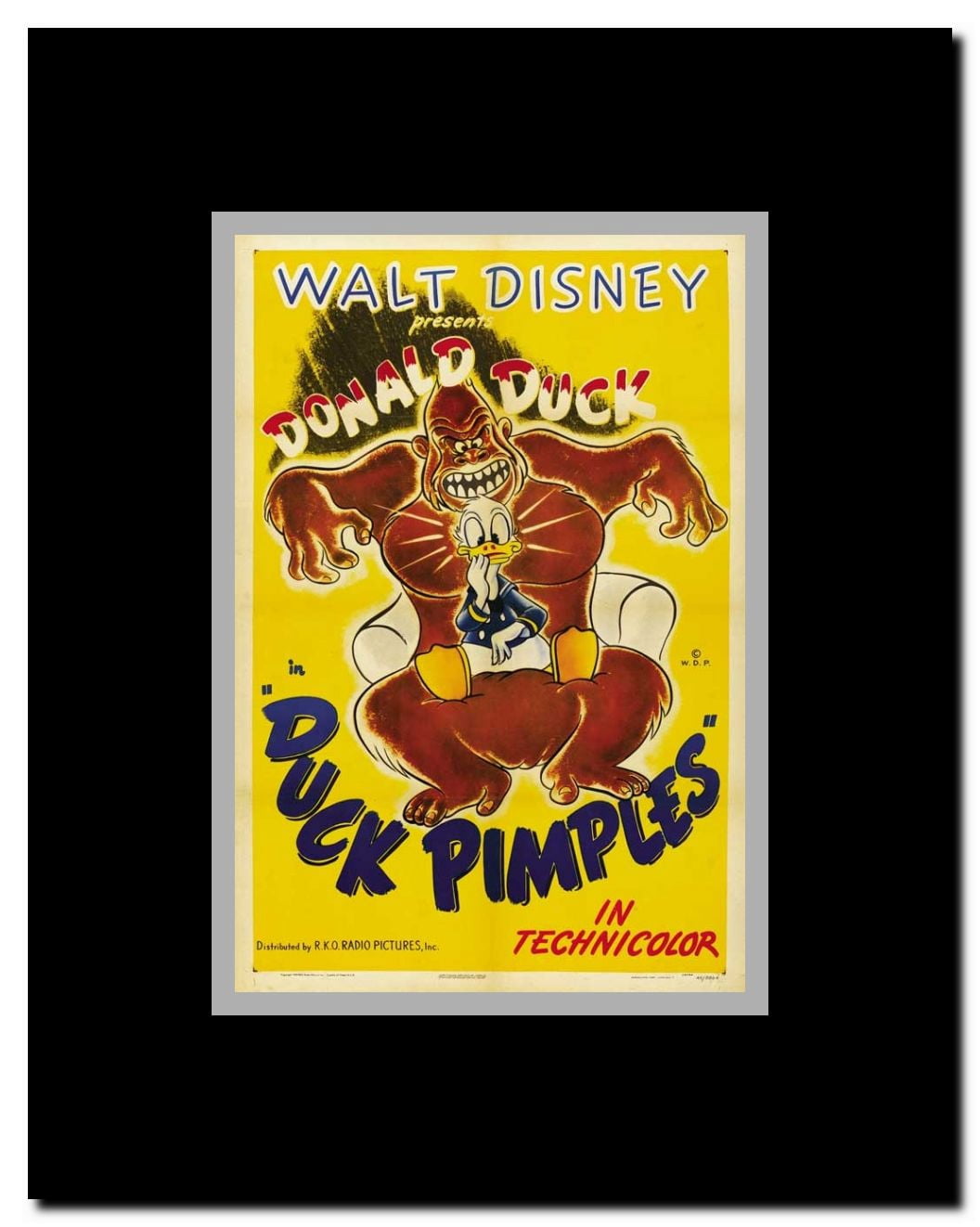 Duck Pimples Framed Movie Poster