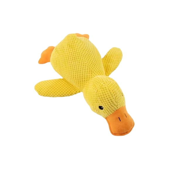 Duck Plush Squeaky Pet Toy Durable Chew Toy for Dogs Cats Teething Boredom Relief Interactive Play C