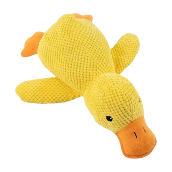 Duck Plush Squeaky Pet Toy Durable Chew Toy for Dogs Cats Teething Boredom Relief Interactive Play D