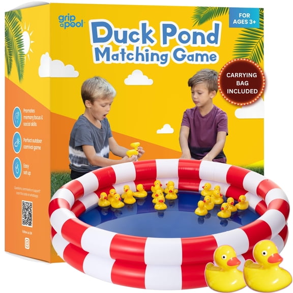 Duck Pond Matching Game, Carnival Games for Kids Ages 4-8, Easter Gift, Outdoor Summer Toy