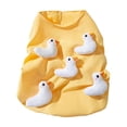 thumbnail image 1 of Duck Pullover Dog Cotton Vest for Medium to Large Dogs for Spring Basic Duck Pullover Clothes Cartoon Pattern, 1 of 14