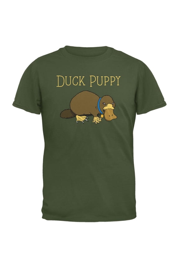 Duck Puppy Platypus Military Green Youth T-Shirt - Medium(10/12)