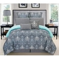 thumbnail image 1 of Duck River Textiles Lucienda 8-Piece Set Oversize Over Filled Queen Comforter Set, 1 of 1