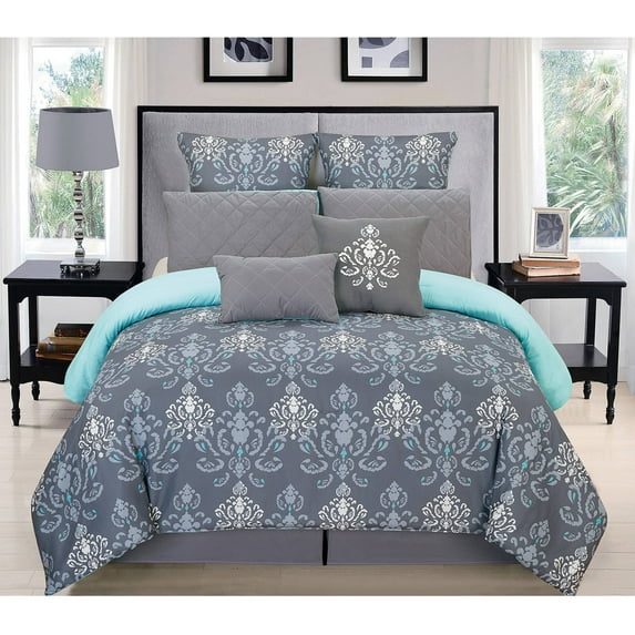 Duck River Textiles Lucienda 8-Piece Set Oversize Over Filled Queen Comforter Set