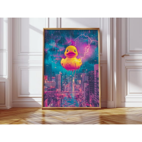 Duck Rubber Pop Art Surreal Cool