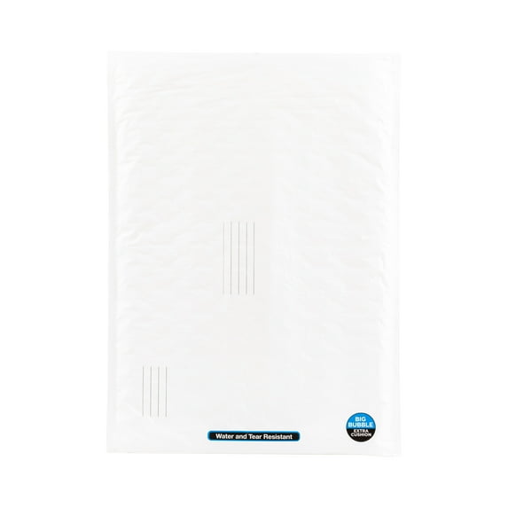 Duck Self-Seal Big Bubble Poly Shipping Mailer #6, 12.5" x 18", Solid Print