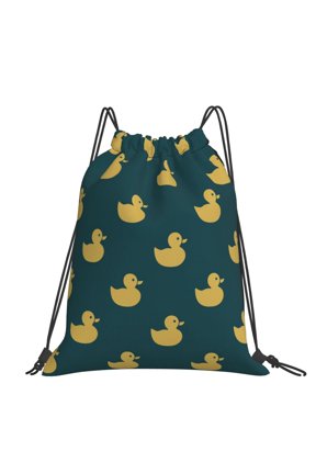 Duck Silhouette Pattern Art Large Drawstring Backpack Casual Cinch Sack Bag Backpack for Sports Hiking Travel Gym