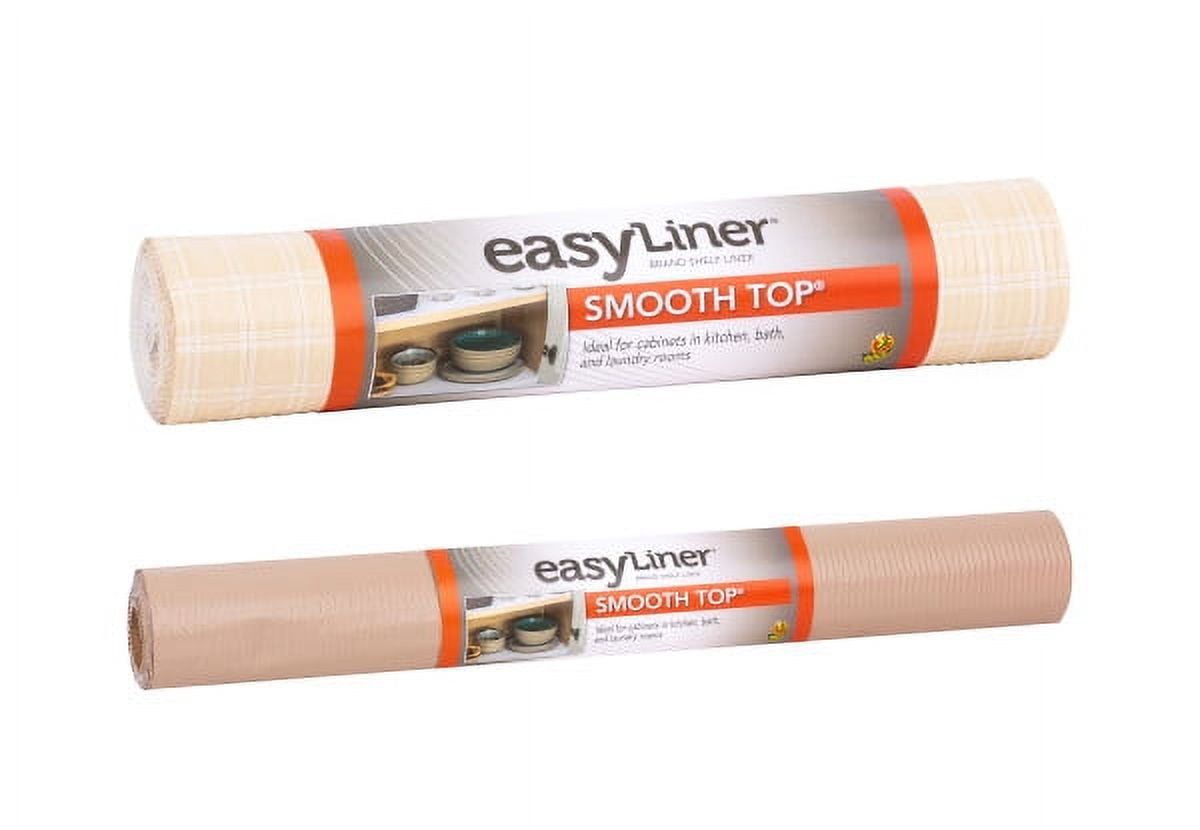 DUCK BRAND Easy Liner Shelf Liner Smooth Top Taupe 12 in X 20 ft