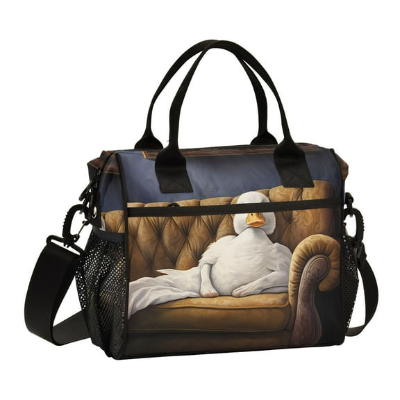 Duck Sofa Cooler Bag Lunch Bag Soft Cooler Cooling Tote Insulated Lunch Box for Adult Men Women
