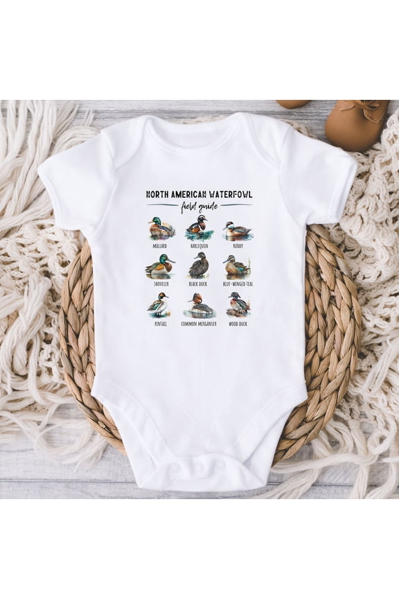 Duck Species Baby Bodysuit, Daddy'S Hunting Buddy, Duck Lover, Hunter, Baby Shower Boy, Grandson, Gift For Baby Boy Cute Baby Onesie, BABY BODYSUIT LAT 4424