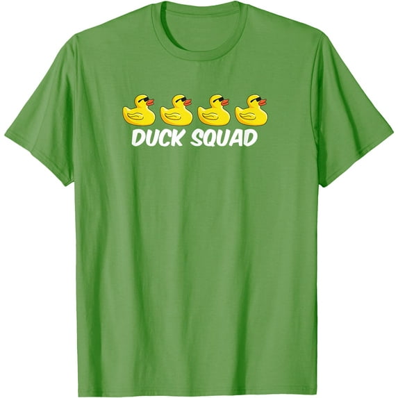 Duck Squad Cool Funny Unisex Softstyle T-Shirt,Lime Color,Size 5-6T