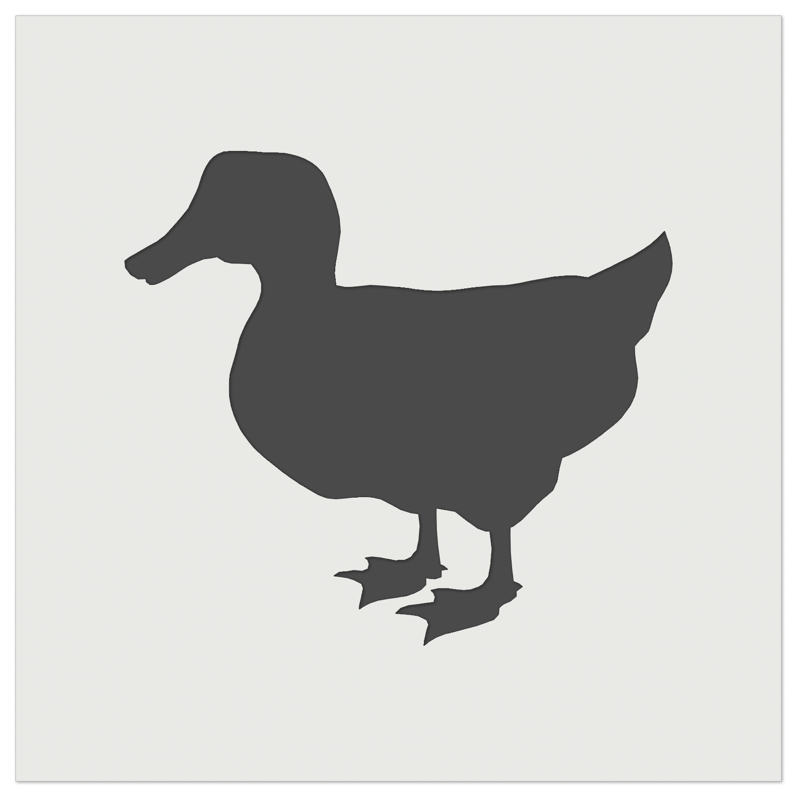 Duck Standing Mallard Solid DIY Cookie Wall Craft Stencil - 5.5 Inch ...