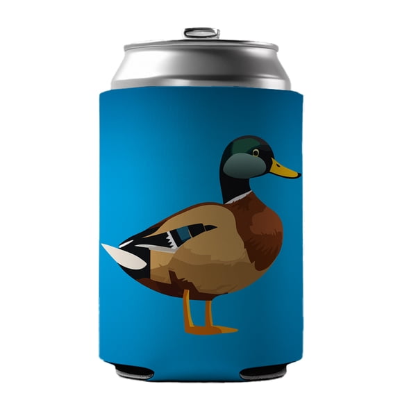Duck Standing Profile Drink Beer Soda Insulated Sleeve Holder Can Cooler Hugger