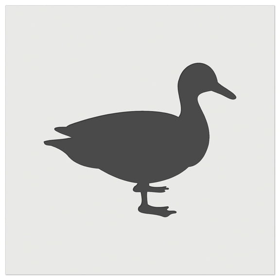 Duck Standing Solid DIY Cookie Wall Craft Stencil - 9.0 Inch