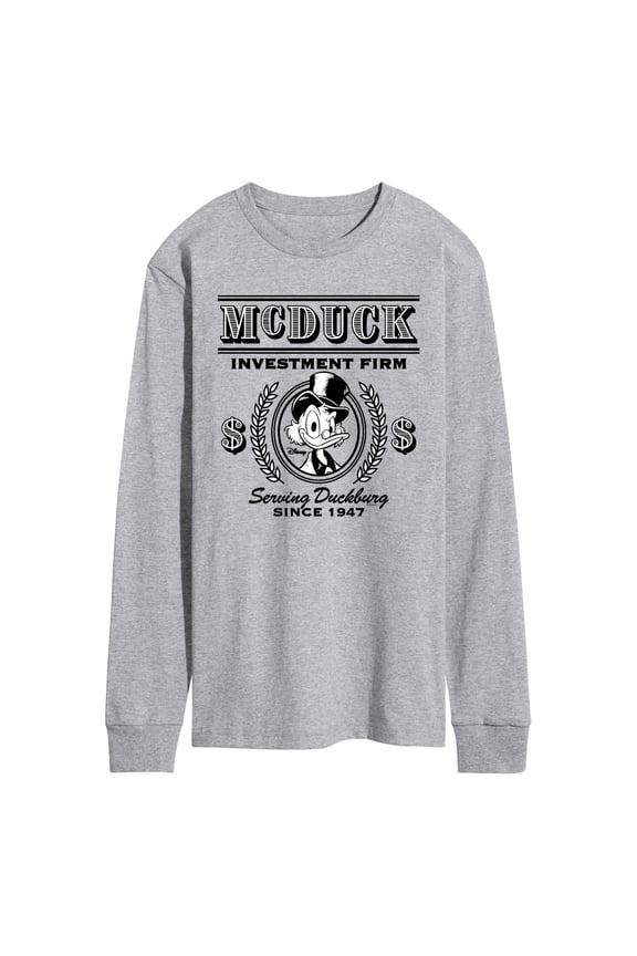 Duck Tales - McDuck Investment Firm - Men's Long Sleeve Graphic T-Shirt