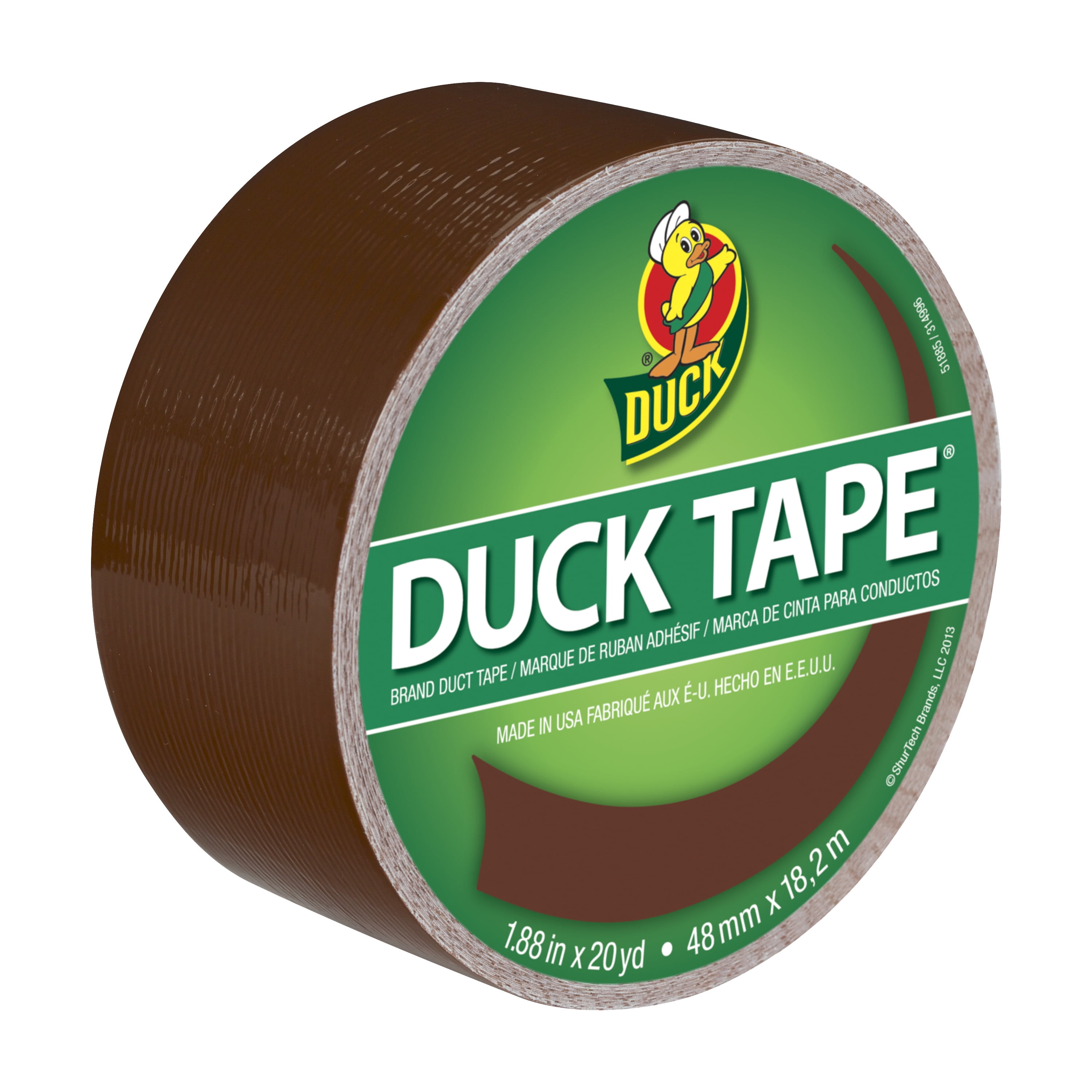 JVCC Low Gloss Gaffer-Style Duct Tape (J90): 3 in. (72mm actual) x 60 yds. ( Brown) 