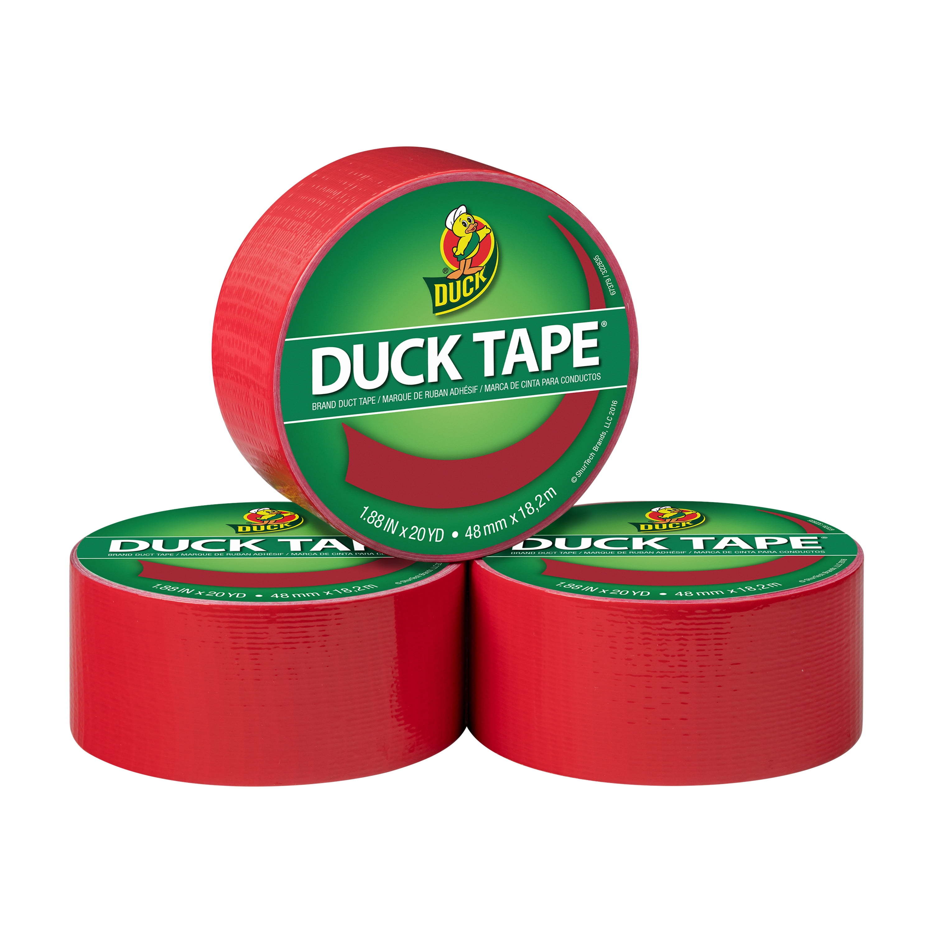 Duck Tape Printed Duct Tape, Americana Red, White and Blue, 1.88 x 10  Yards