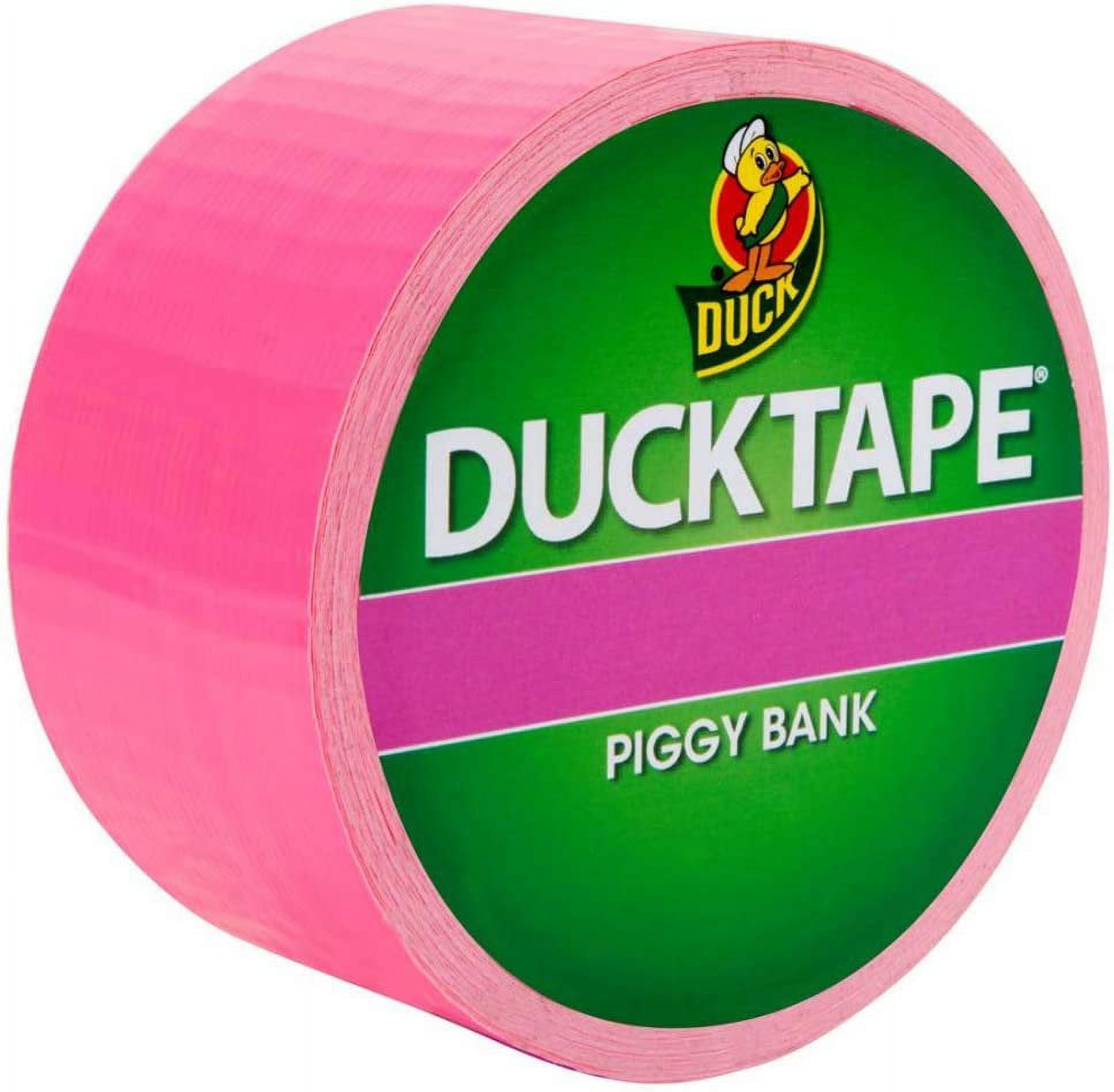 Duck Tape Colored Duct Tape, 1-7/8 Inches x 15 Yards, Neon Pink