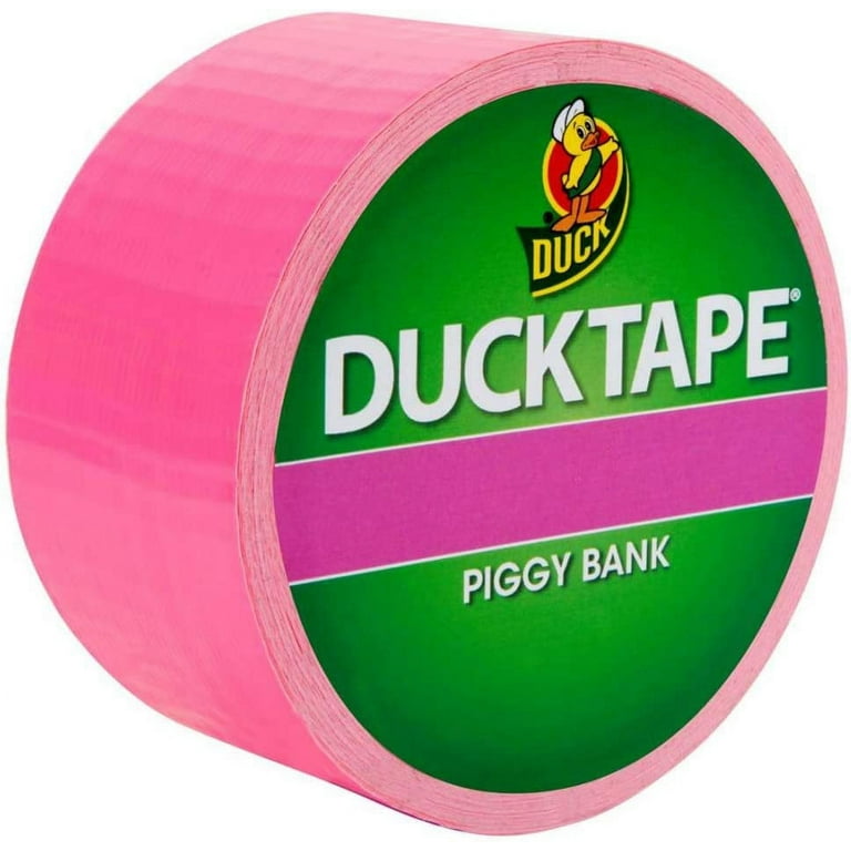 Duck Tape Colored Duct Tape, 1-7/8 Inches x 15 Yards, Neon Pink
