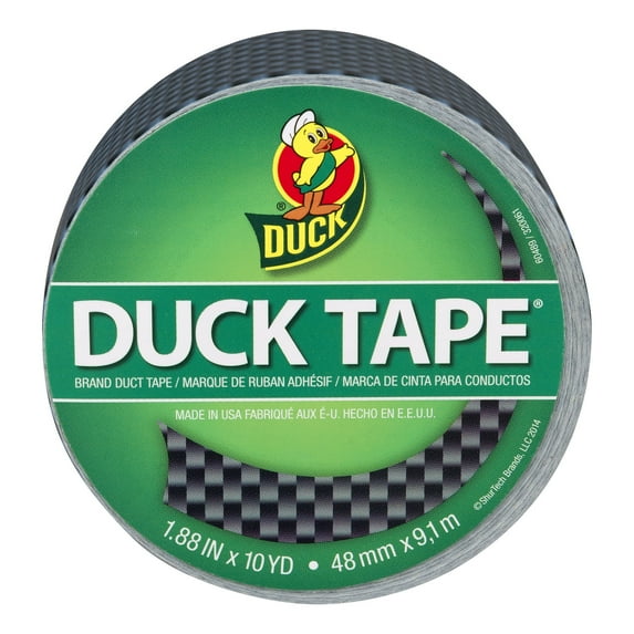 Duck Tape Grey/Black -10 YARDS, 10.0 YARDS
