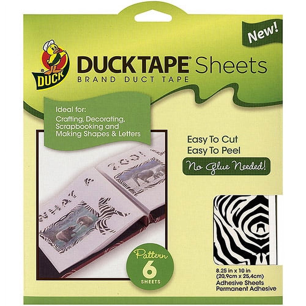 Duck Tape Pattern Sheets, 6 Count