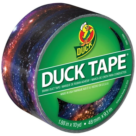 Duck Tape Patterned Duck Tape, 1.88 in x 10 yds., Galaxy