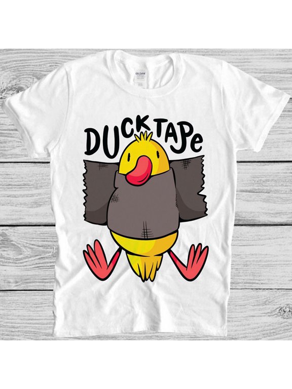 Duck Tape Rubber Toys Joke Funny Meme Cool Gift Top Tee T Shirt M1132