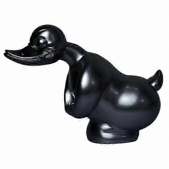 Duck Themed Car Hood Ornament Sticker Dashboard Decoration Accessory Strong Duck Design for Front Hood Car Decor
