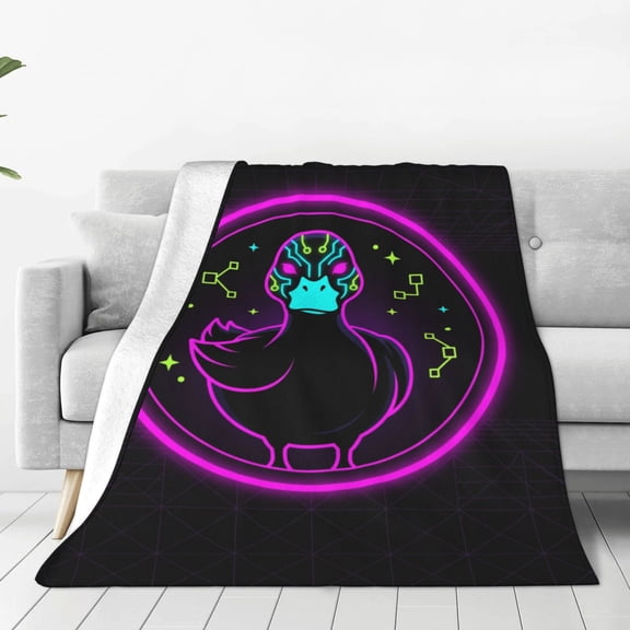 Duck Throw Blanket - Soft Fluffy Cozy Flannel Blanket for Couch Sofa- Gifts for Adults 50x40